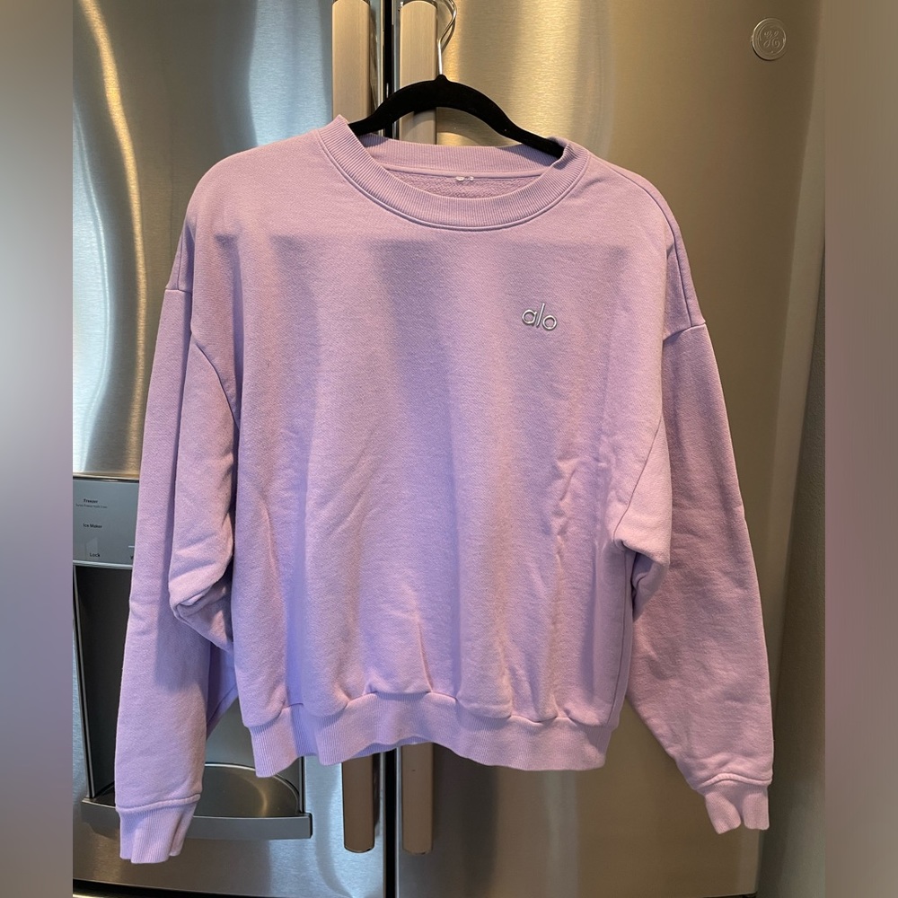 ALO accolade crew neck sweatshirt size small